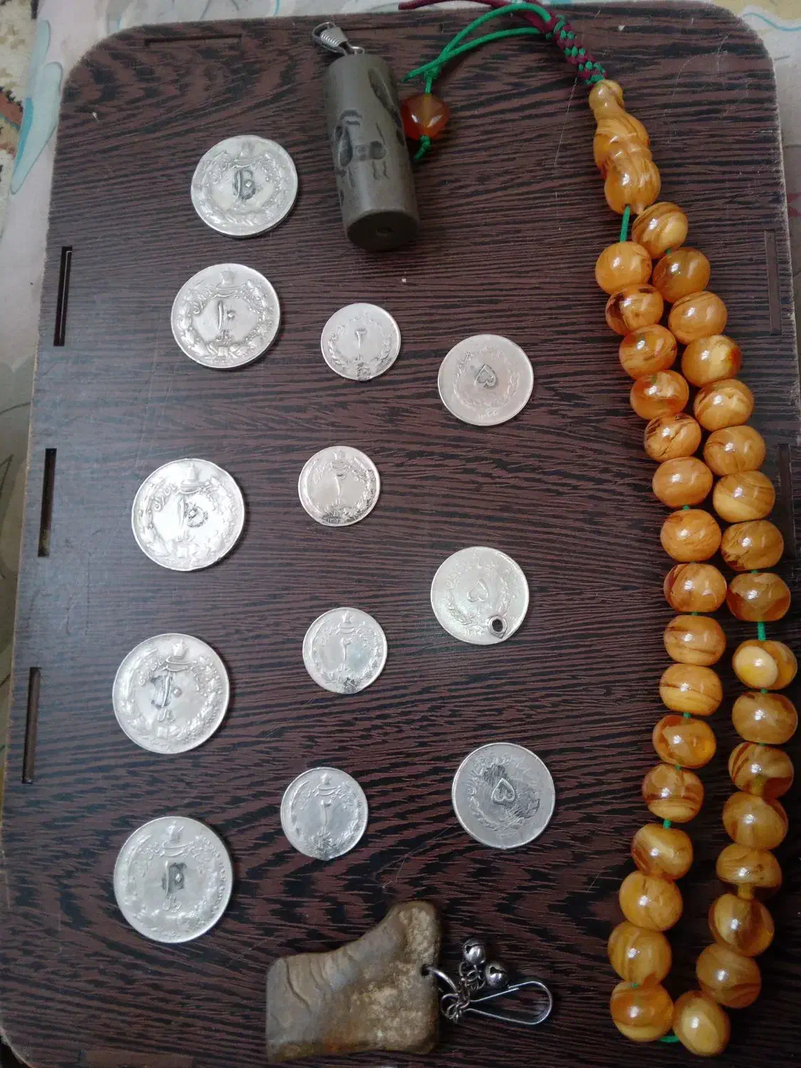 سکه کلکسیونی .تسبیح.مهره|زیورآلات و اکسسوری|الوند, |دیوار