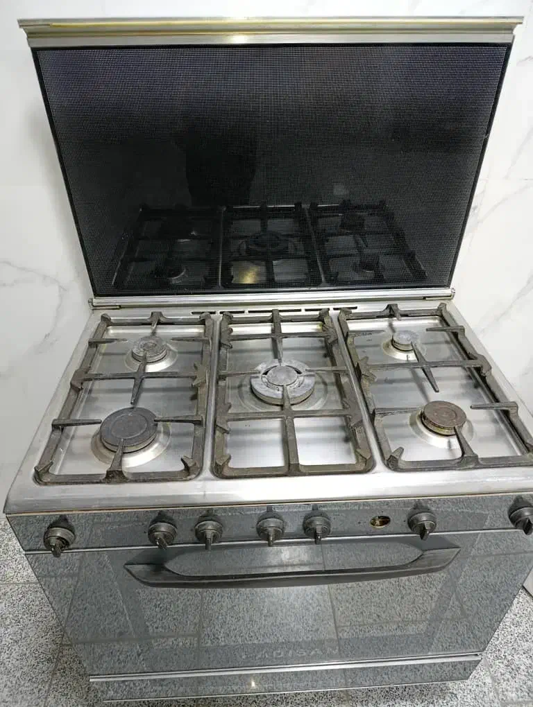 اجاق گاز پنج شعله فر دار|اجاق گاز و لوازم برقی پخت‌وپز|نسیم‌شهر, |دیوار