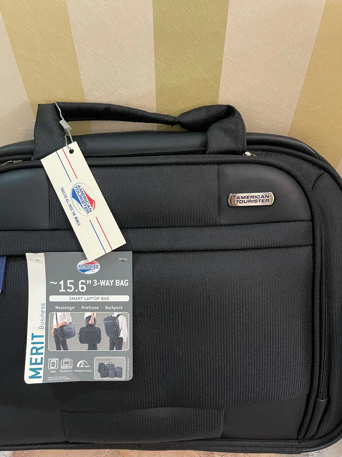 کیف اصل امریکن توریستر ۳ حالته با جای لپ تاپ نو نو|کیف، کفش، کمربند|تهران, سنائی|دیوار