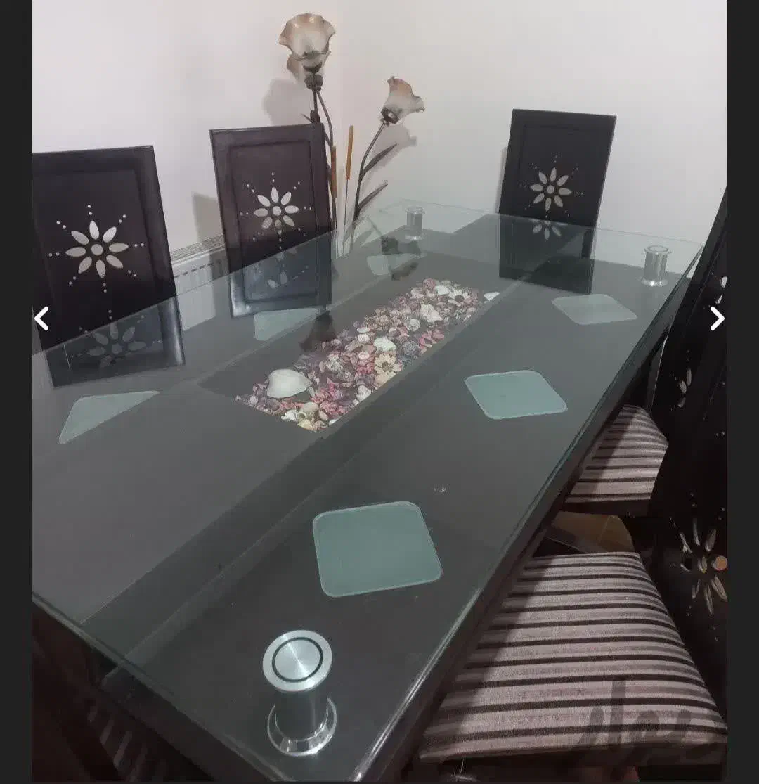 میز نهار خوری 6 نفره|میز و صندلی غذاخوری|مبارکه, |دیوار