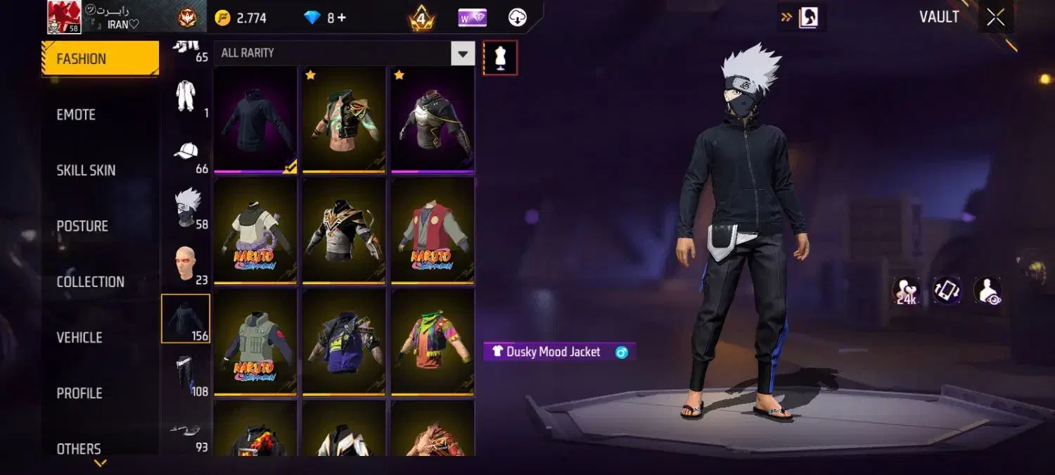 اکانت فری فایر|کنسول، بازی ویدئویی و آنلاین|گلبهار, بیزکی|دیوار