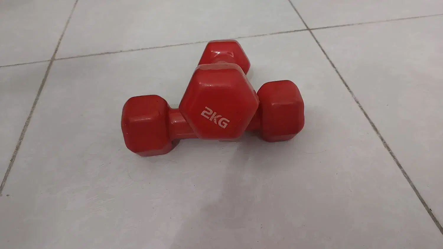 فروش دمبل روکش دار وزن 2 کیلوگرم|تجهیزات ورزشی|شیراز, زند|دیوار