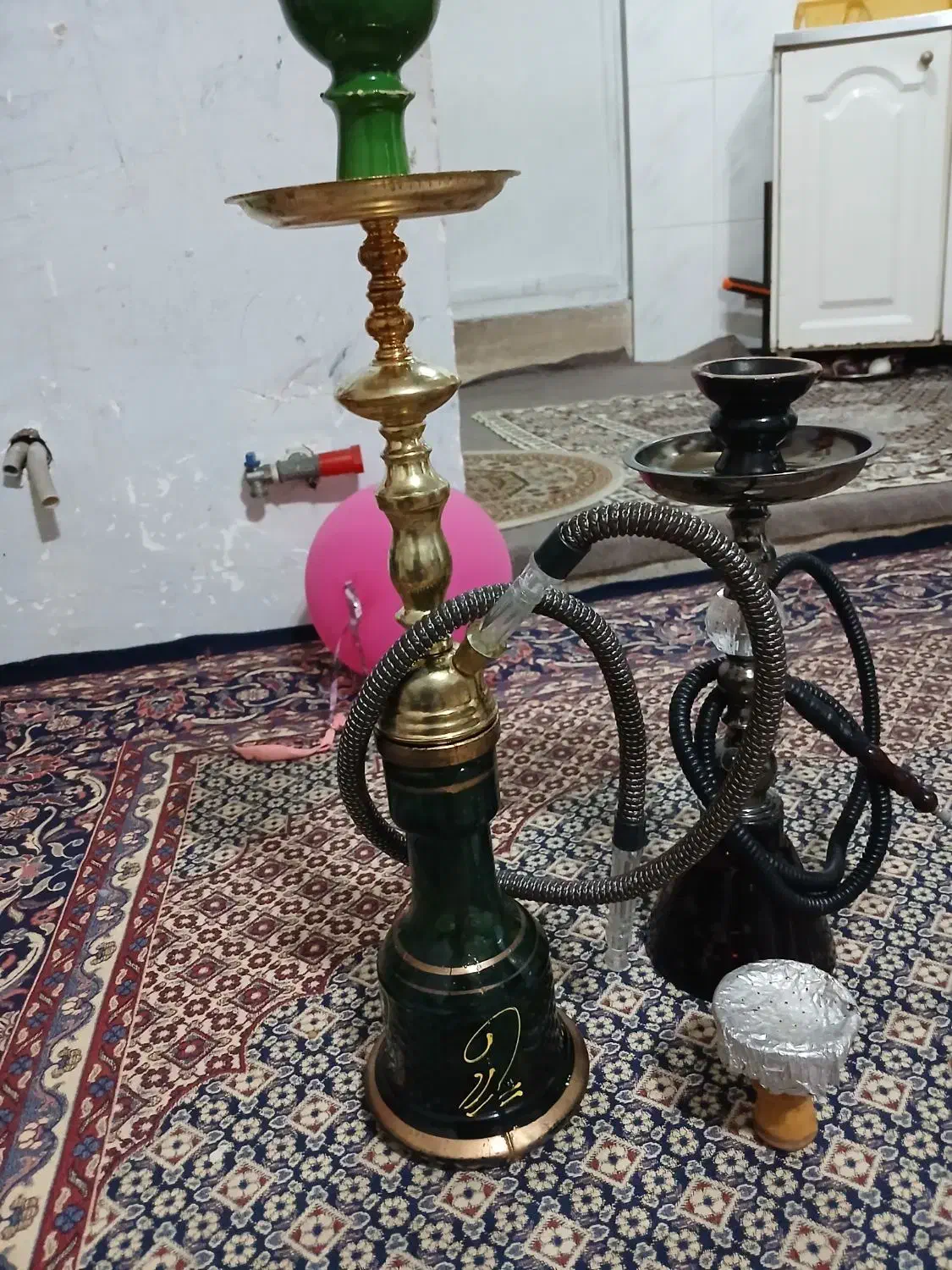 دوعدد قلیان سالم تمیز|صنایع دستی و سایر لوازم تزئینی|تهران, هروی|دیوار