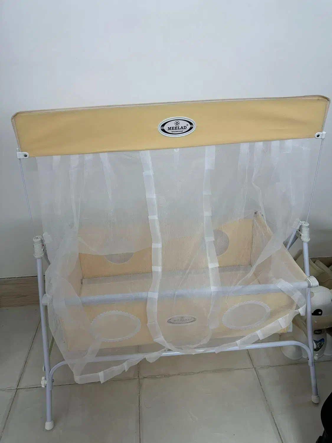 گهواره نو میلاد مدل الگانس|تخت و سرویس خواب|فسا, |دیوار