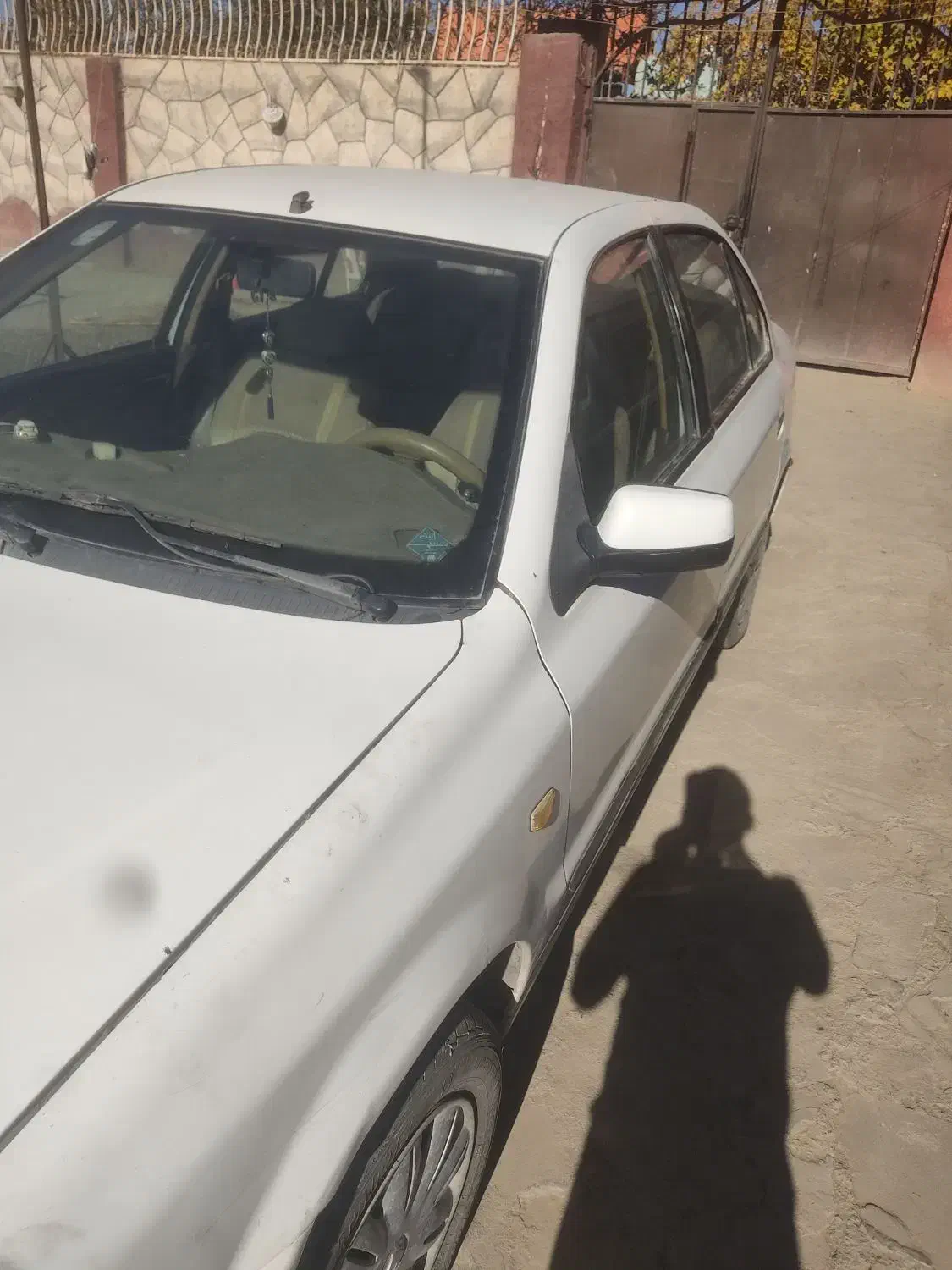 باسلام سمند سفید مدل 90|خودرو سواری و وانت|مشهد, امین آباد|دیوار