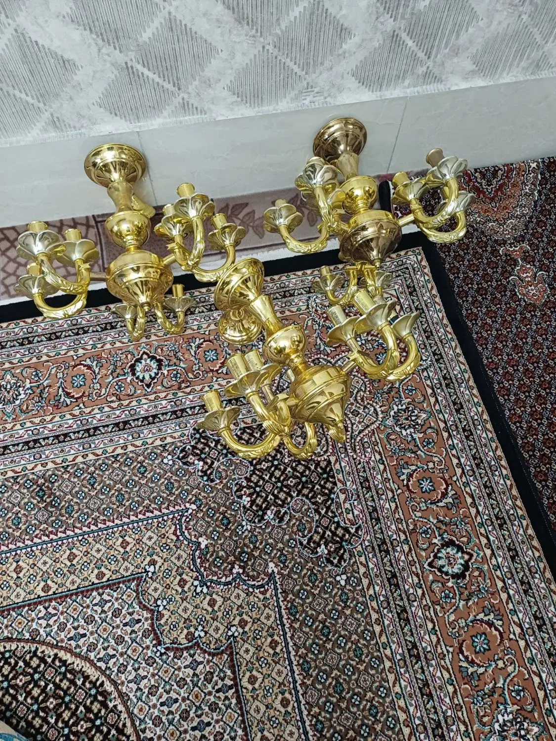 لوستر|لوستر و چراغ آویز|تبریز, |دیوار