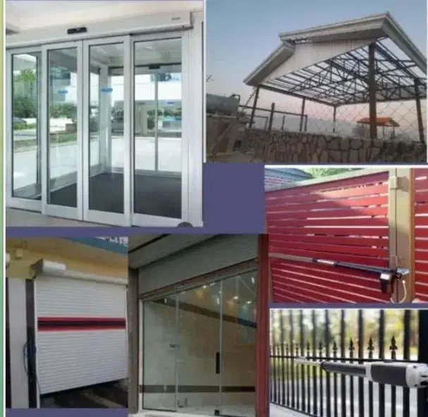 سقف شیروانی، کرکره برقی،شیشه سکوریت،جک پارکینگ|خدمات پیشه و مهارت|بافت, |دیوار