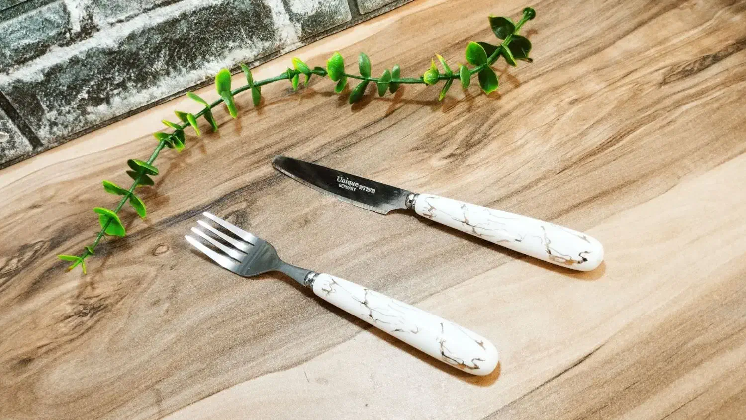 چاقو کارد و چنگال سرامیکی پذیرایی یونیک خط طلا|ظروف سرو و پذیرایی|کرمانشاه, |دیوار