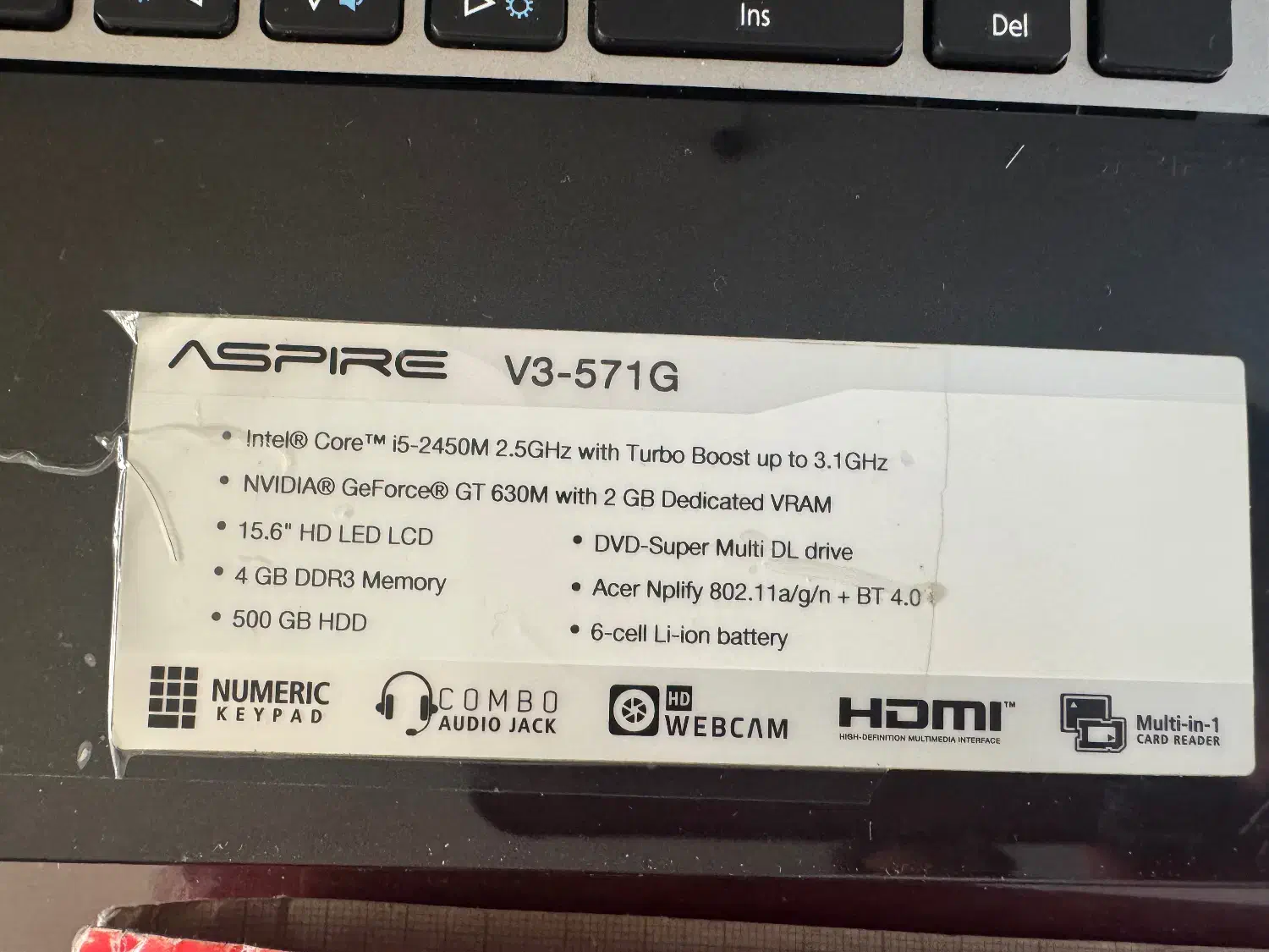 لب تاب خانگی acer در حد اک|رایانه همراه|مشهد, سناباد|دیوار