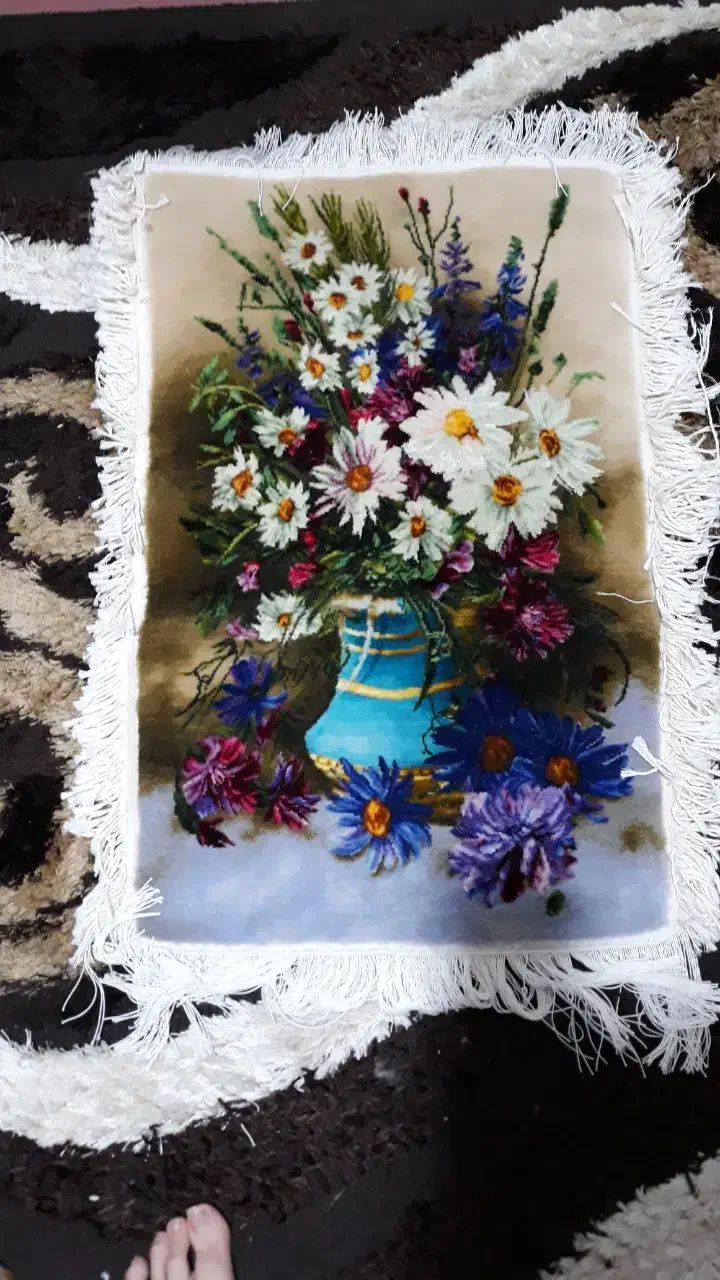 تابلوفرش دستبافت زیر قیمت|تابلو فرش|کرمانشاه, |دیوار