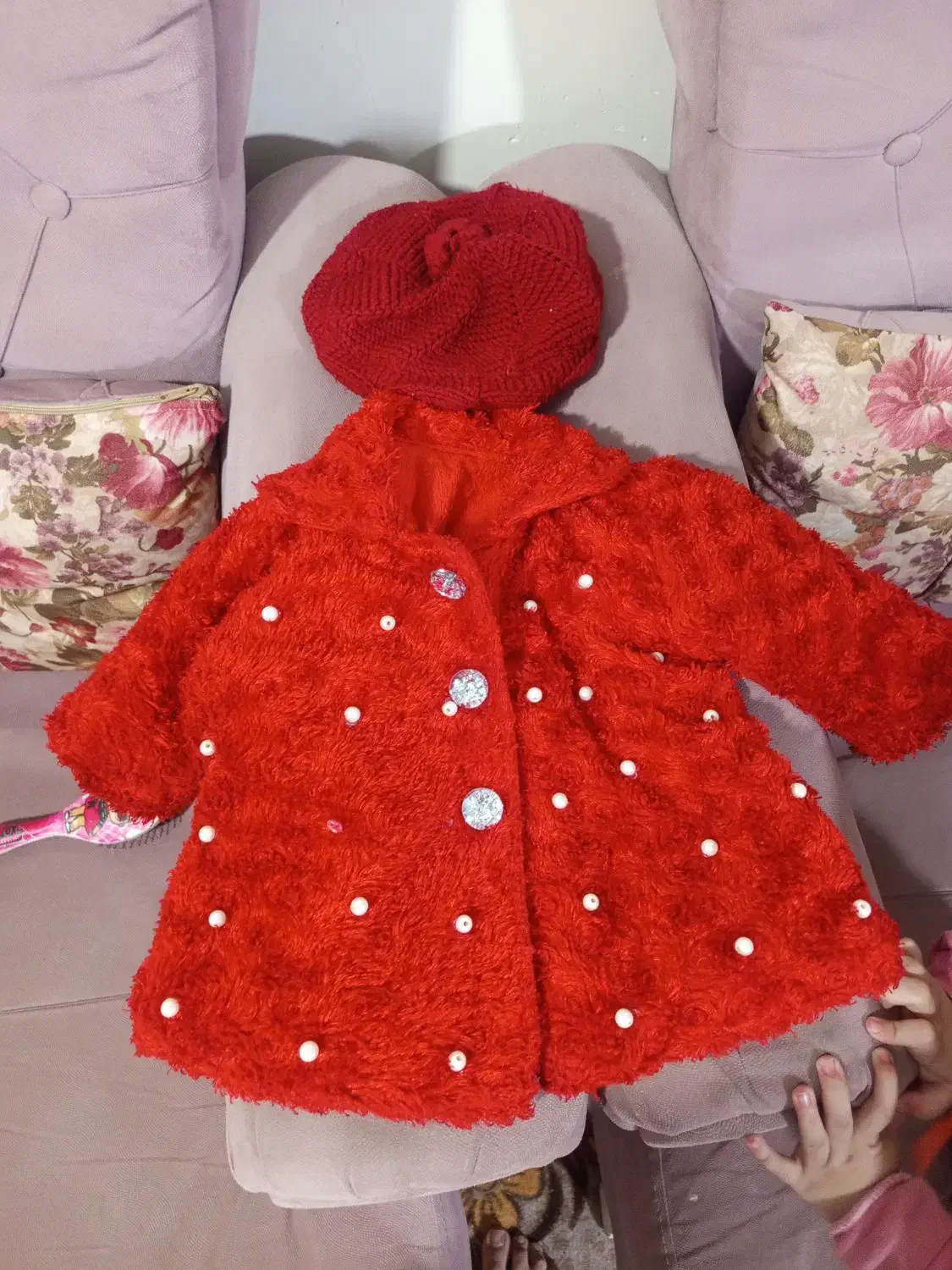 پالتو با کلاه|کفش و لباس بچه|ماهدشت, |دیوار