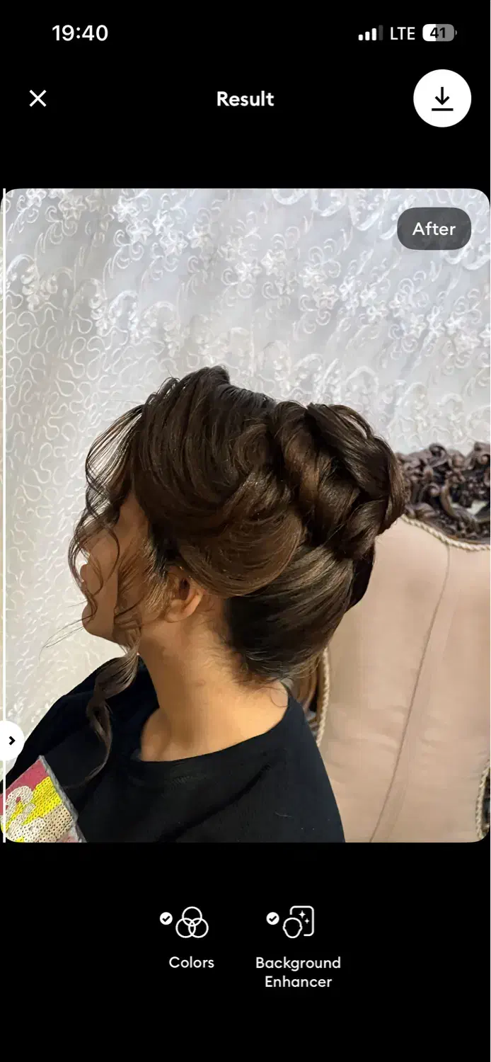 شنیون|خدمات آرایشگری و زیبایی|تبریز, |دیوار