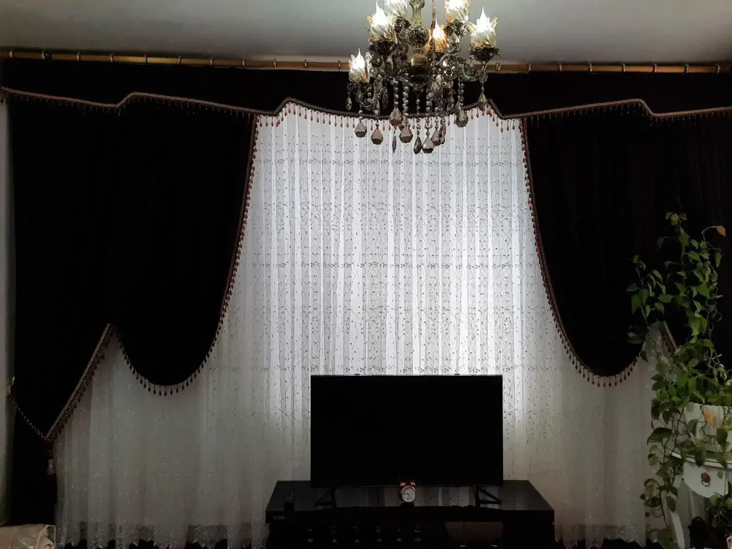 پرده تور|پرده، رانر، رومیزی|گناباد, |دیوار