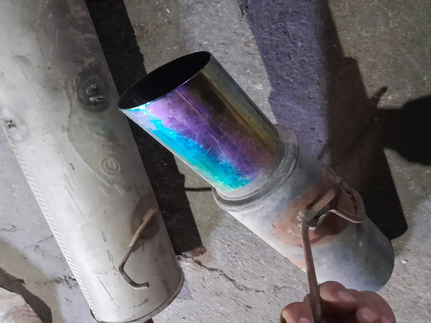 منبع اگزوزهاوارد پراید|قطعات یدکی و لوازم جانبی|ری, علایین|دیوار