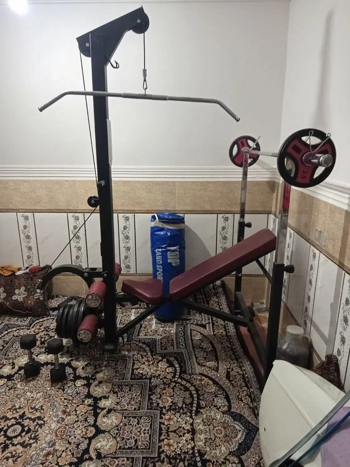 دستگاه بدنه سازی .وسایل کامل|تجهیزات ورزشی|رودان, |دیوار