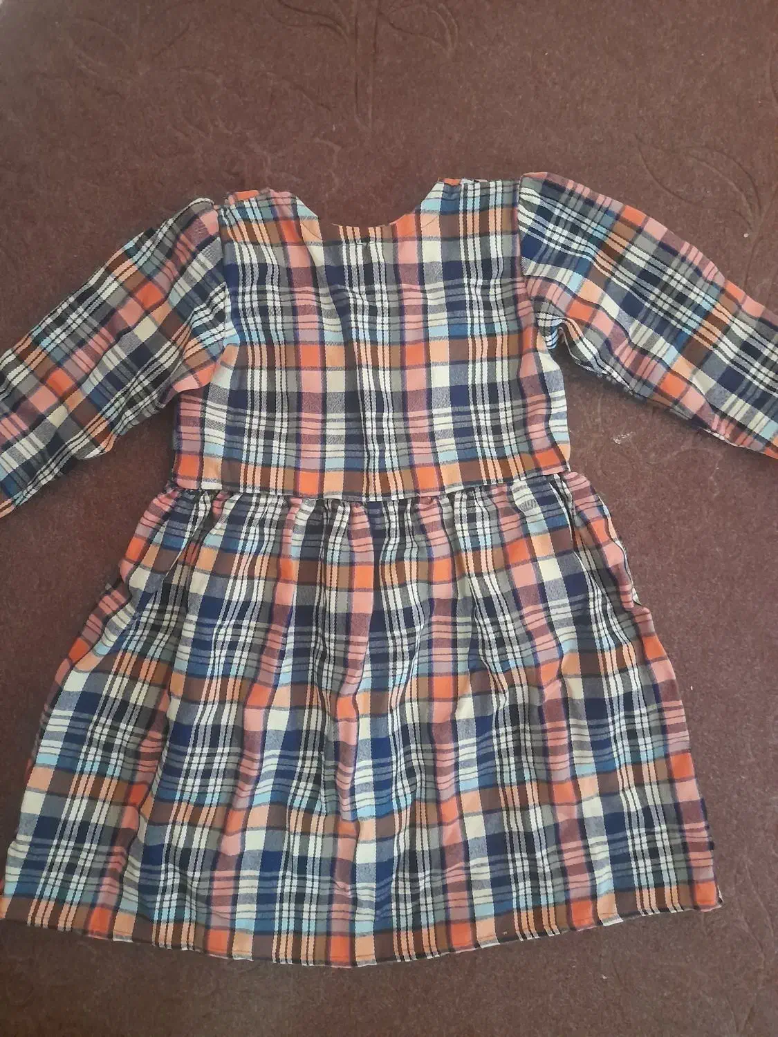 پیراهن چهارخونه پشمی|کفش و لباس بچه|رشت, آب و برق|دیوار