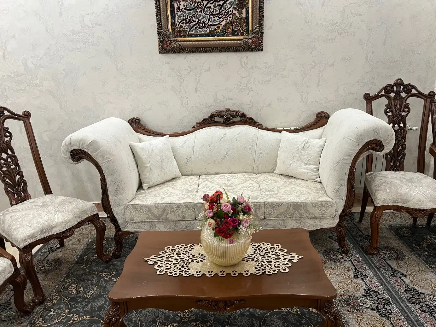 مبل چپندر ۹نفره|مبلمان خانگی و میز عسلی|شهریار, شهرک شاهد|دیوار