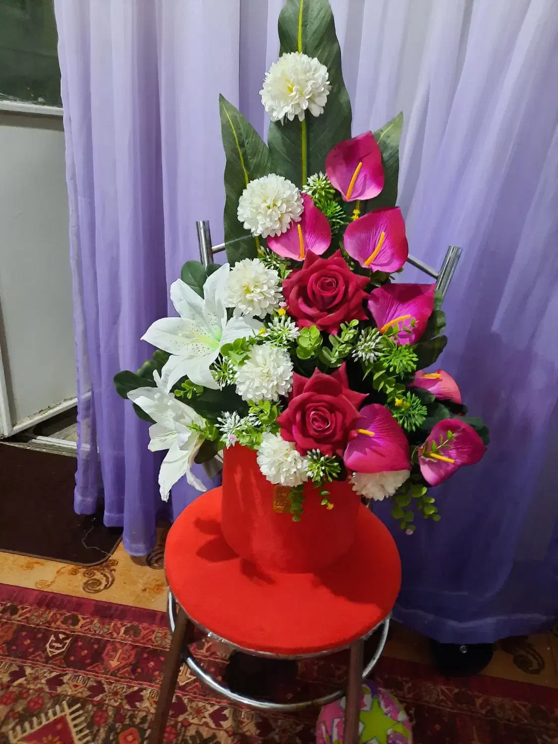 گل مصنوعی|گل مصنوعی|مشهد, طلاب|دیوار