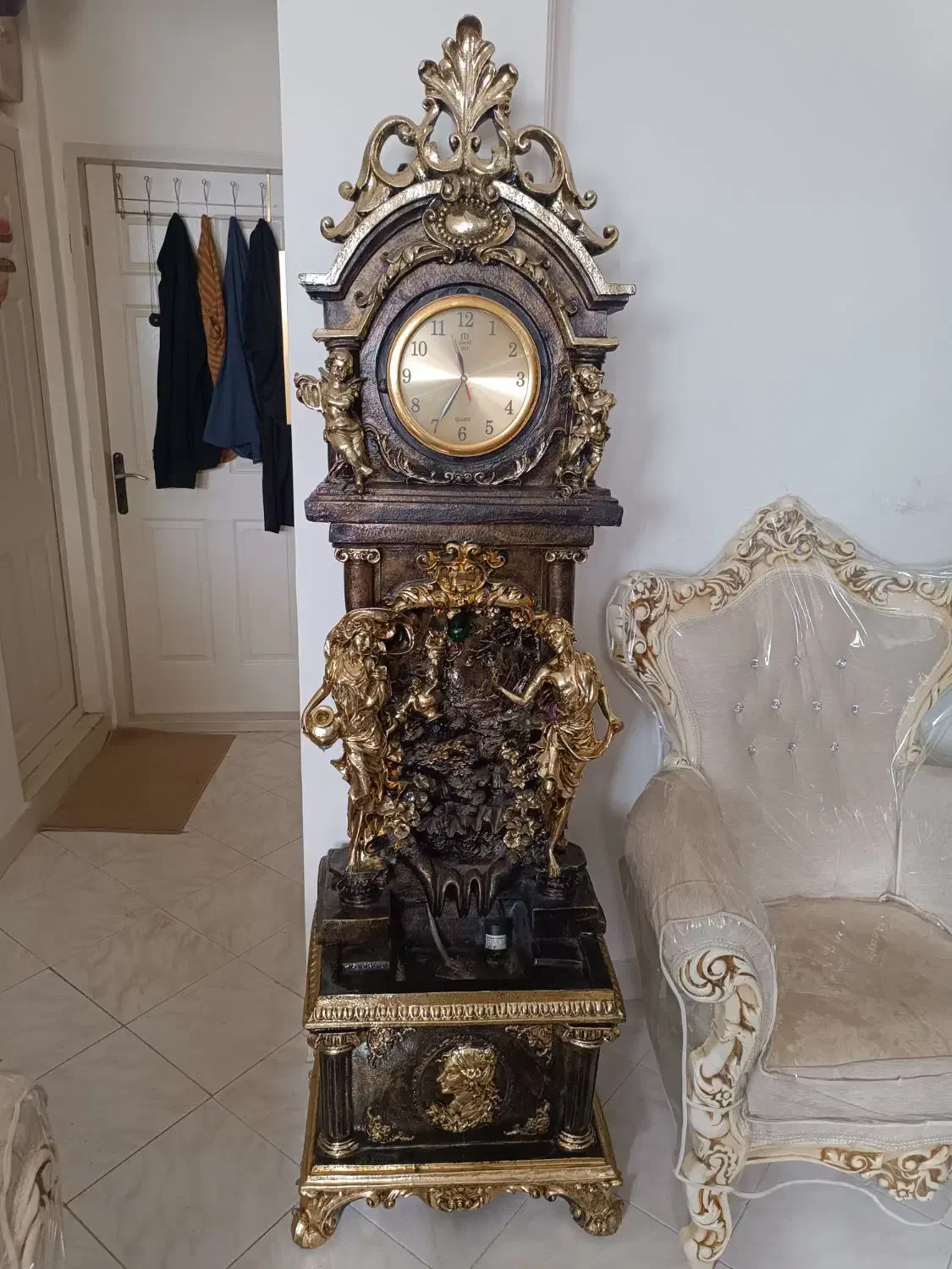 آبنما ساعتی|ساعت دیواری و تزئینی|سمنان, |دیوار