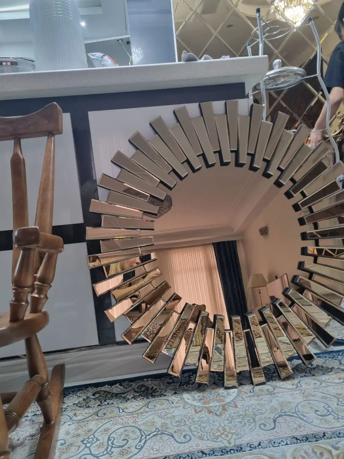 اینه تراش نو|آینه|بومهن, |دیوار