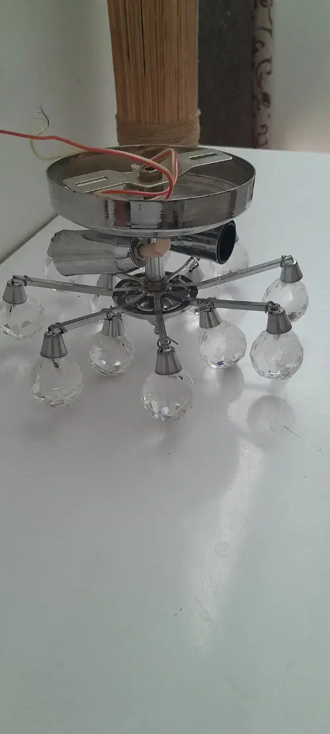 لوستر ۲ شاخه لامپ|لوستر و چراغ آویز|اهواز, گلستان|دیوار