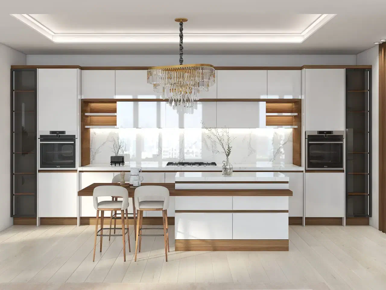 کابینت سه بعدی|مصالح و تجهیزات ساختمان|خنج, |دیوار