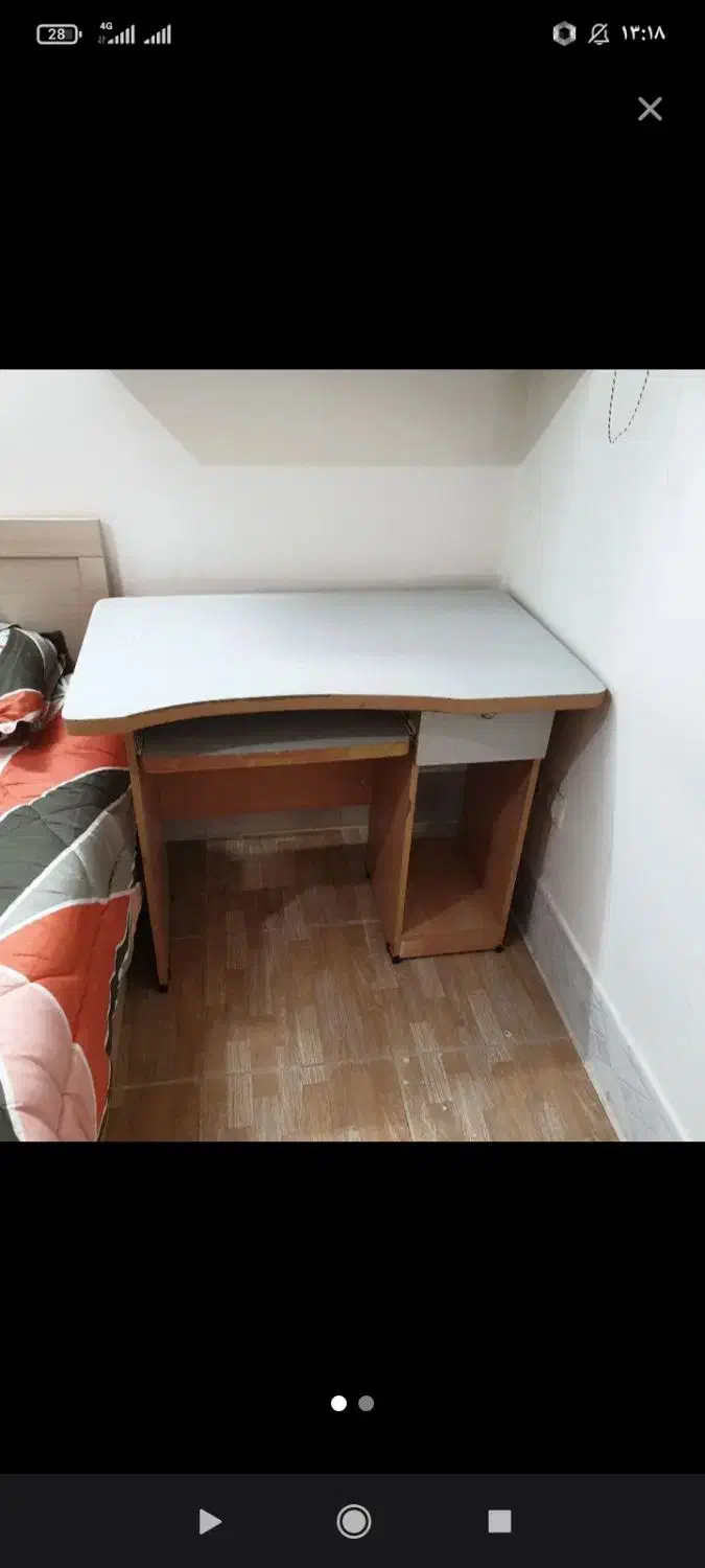 میز کامپیوتر و صندلی اداری و صندلی چوبی|میز تحریر و کامپیوتر|زیرکوه, |دیوار