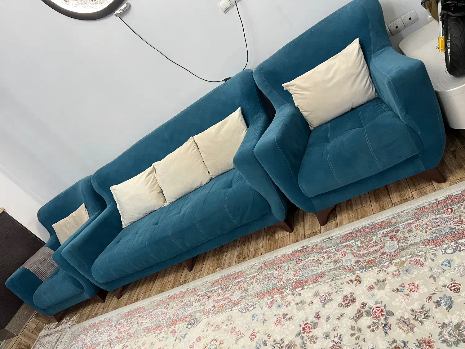 مبل نیم ست|مبلمان خانگی و میز عسلی|رباطکریم, رباطکریم|دیوار