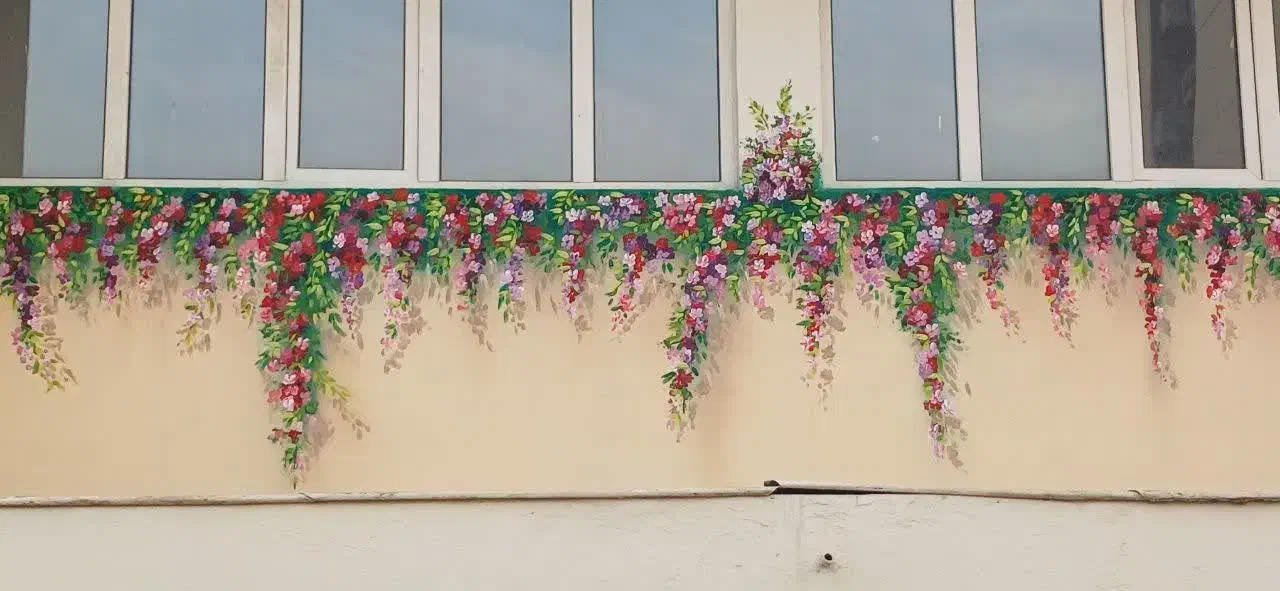 طراحی و نقاشی  دیوار نویسی|خدمات پیشه و مهارت|قم, چهل درخت‎|دیوار