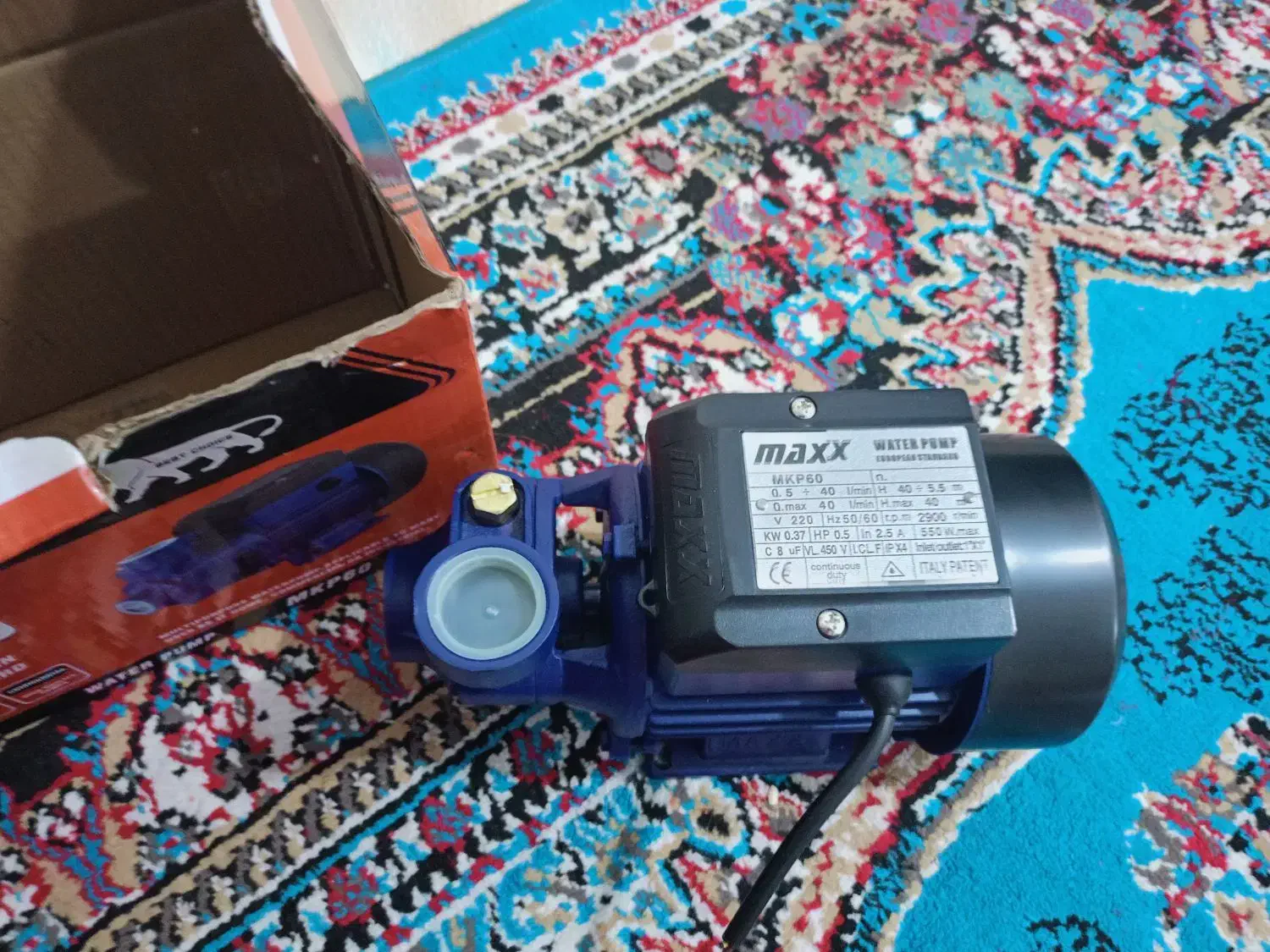 پمپ آب مکس نوع اصلا استفاده نشده آدرس تازیان|مصالح و تجهیزات ساختمان|فین, |دیوار