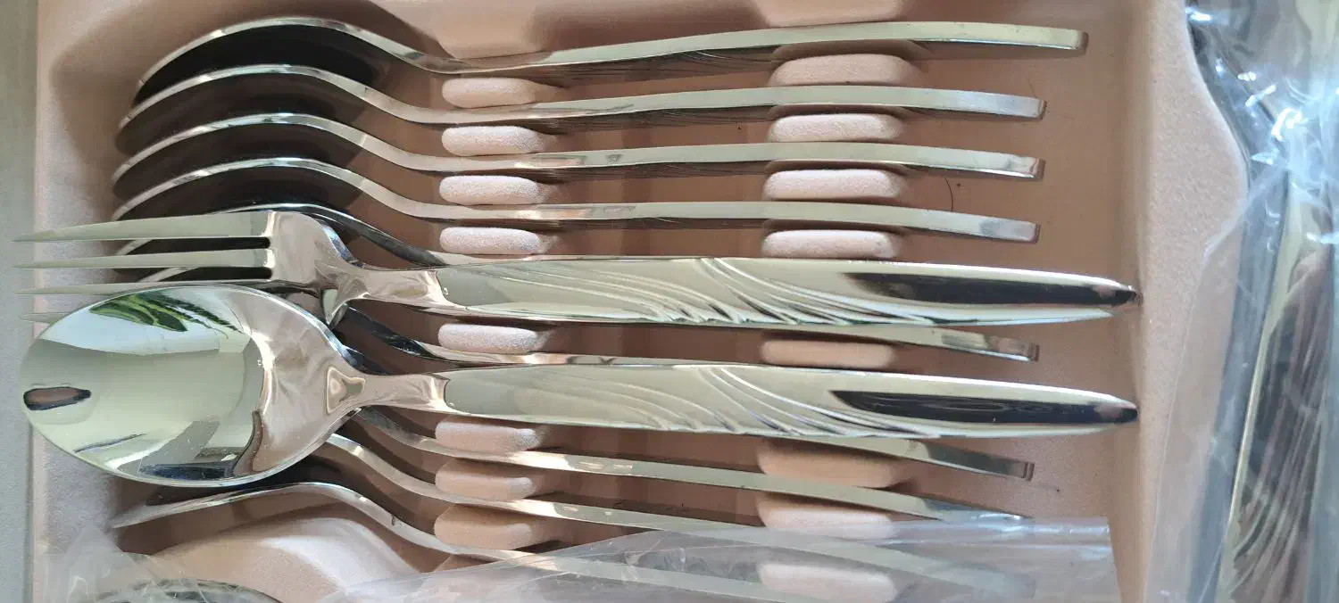 سرویس قاشق چنگال|ظروف سرو و پذیرایی|آفتاب, |دیوار