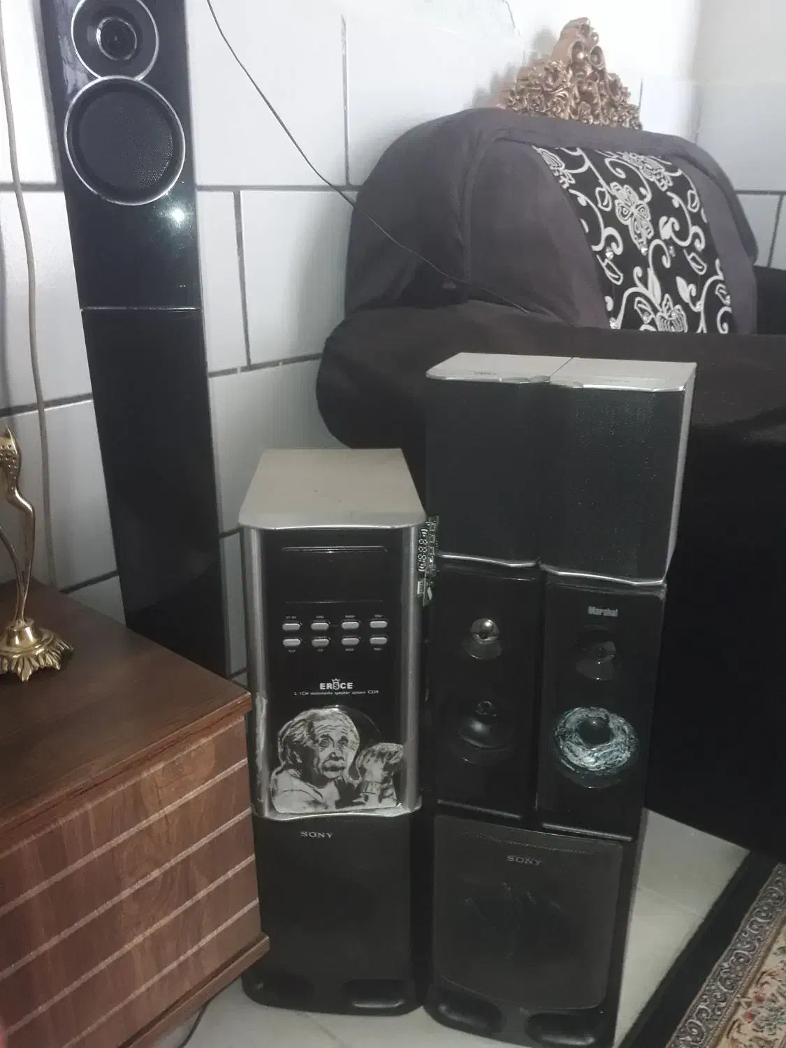 اسپیکر بلوتوثی فلش خوربا هفت عدد باند|سیستم صوتی خانگی|اراک, |دیوار