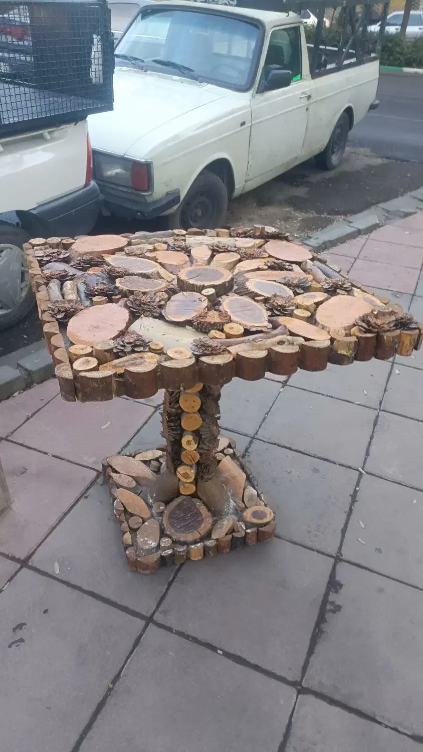 میز جنگلی 80در80|مبلمان خانگی و میز عسلی|چهاردانگه (تهران), |دیوار