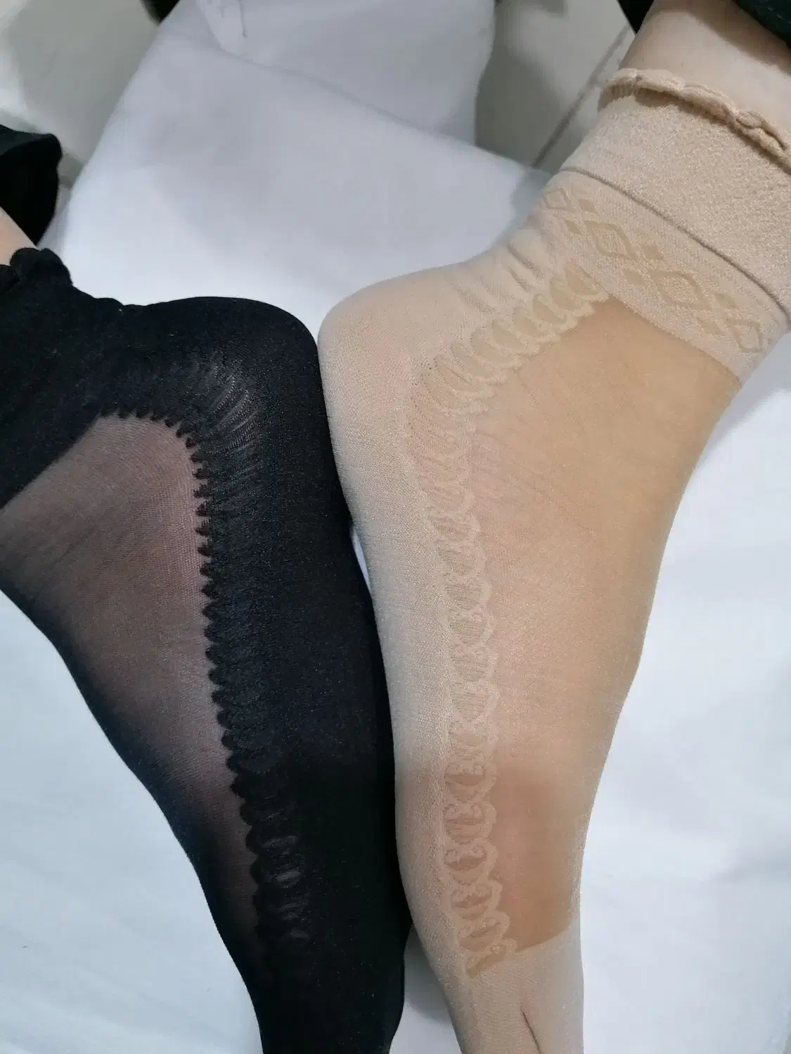 جوراب قایقی شیشه ای زنانه کفی ضخیم کیفیت اعلا|لباس|مشهد, سرافرازان|دیوار