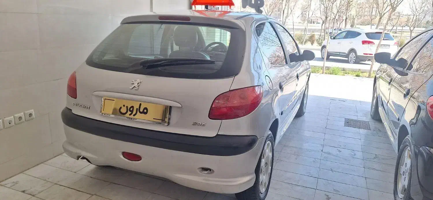 206 تیپ ۲ مدل۸۶|خودرو سواری و وانت|اصفهان, شهرک کاوه|دیوار