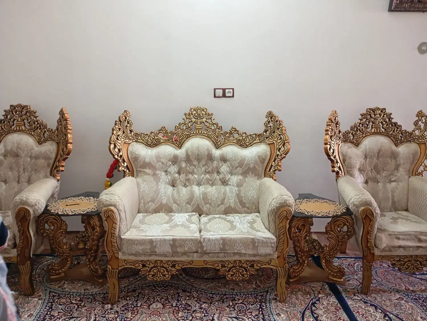 مبل ۷نفره|مبلمان خانگی و میز عسلی|تاکستان, |دیوار