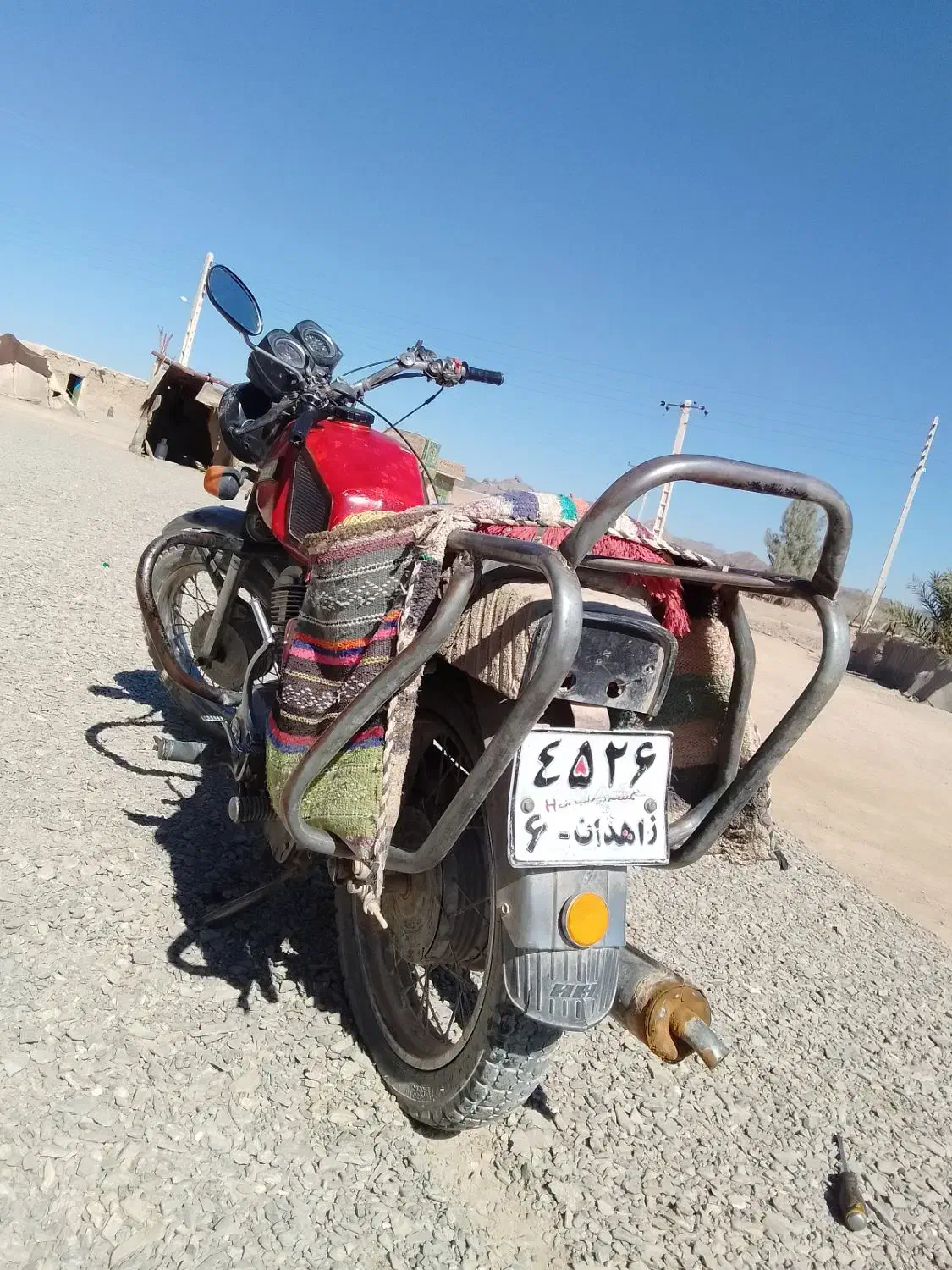 موتور روسی در حد خشک|موتورسیکلت|پسکوه, |دیوار