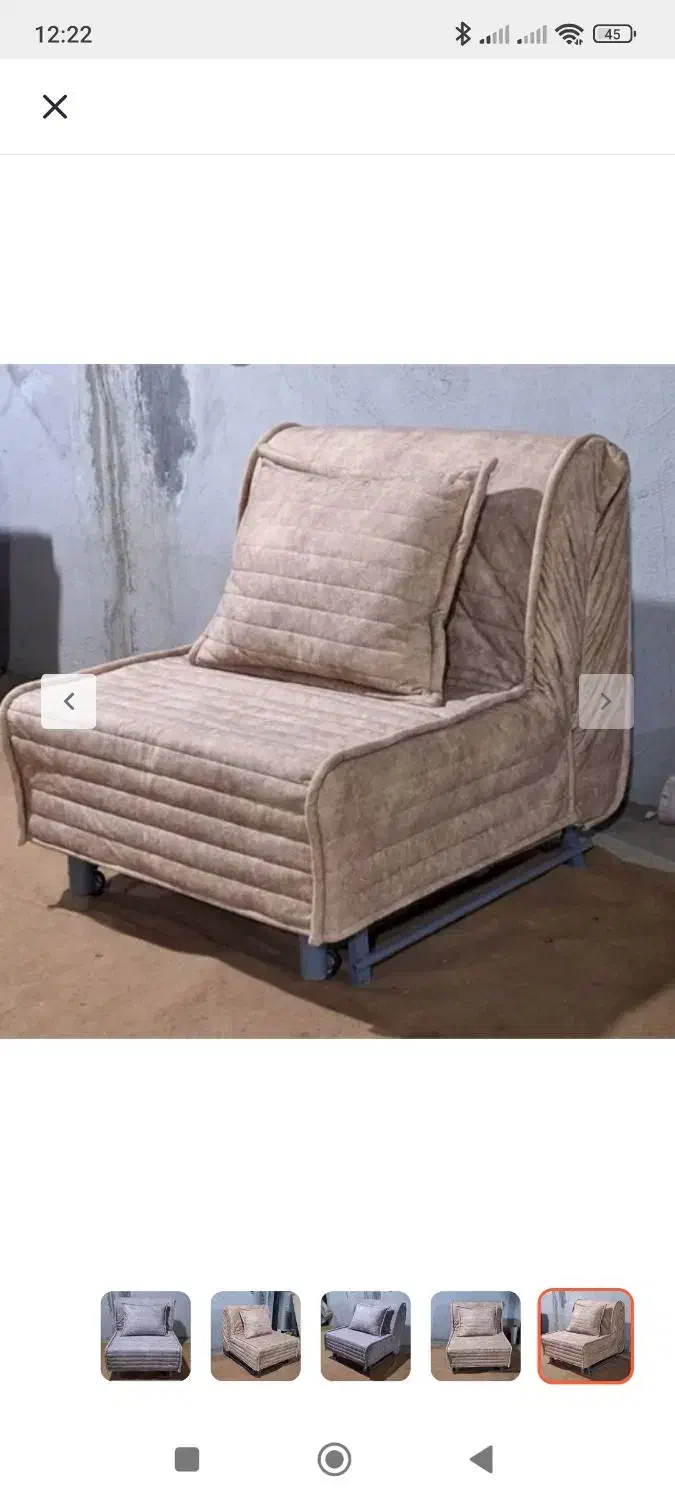 مبل تخت خواب شو یک نفره|مبلمان خانگی و میز عسلی|قم, شاه ابراهیم|دیوار