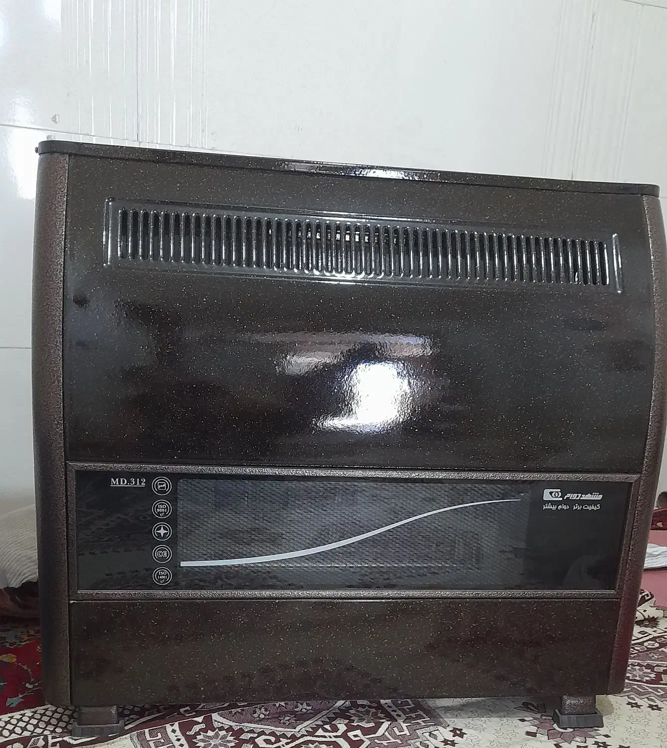 بخاری گاز سوز دود کش نصب زمینی|بخاری، هیتر، شومینه|اندیمشک, |دیوار