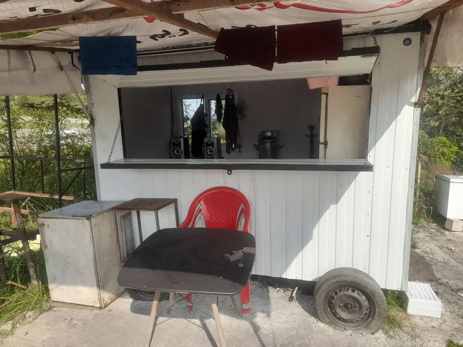 کانکس چرخ دار 2×3|مصالح و تجهیزات ساختمان|سنگر, |دیوار