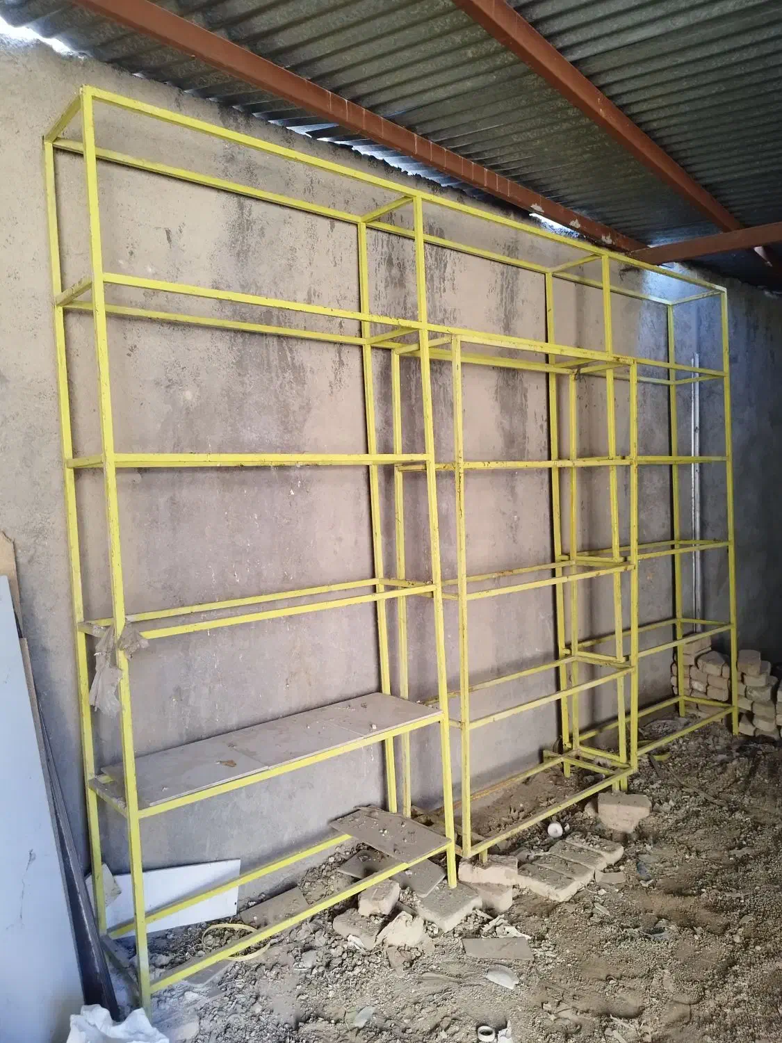 قفسه اهنی لوله  ،میز و صندلی اداری، تخته نئوپان|حراج|خرم‌آباد, |دیوار