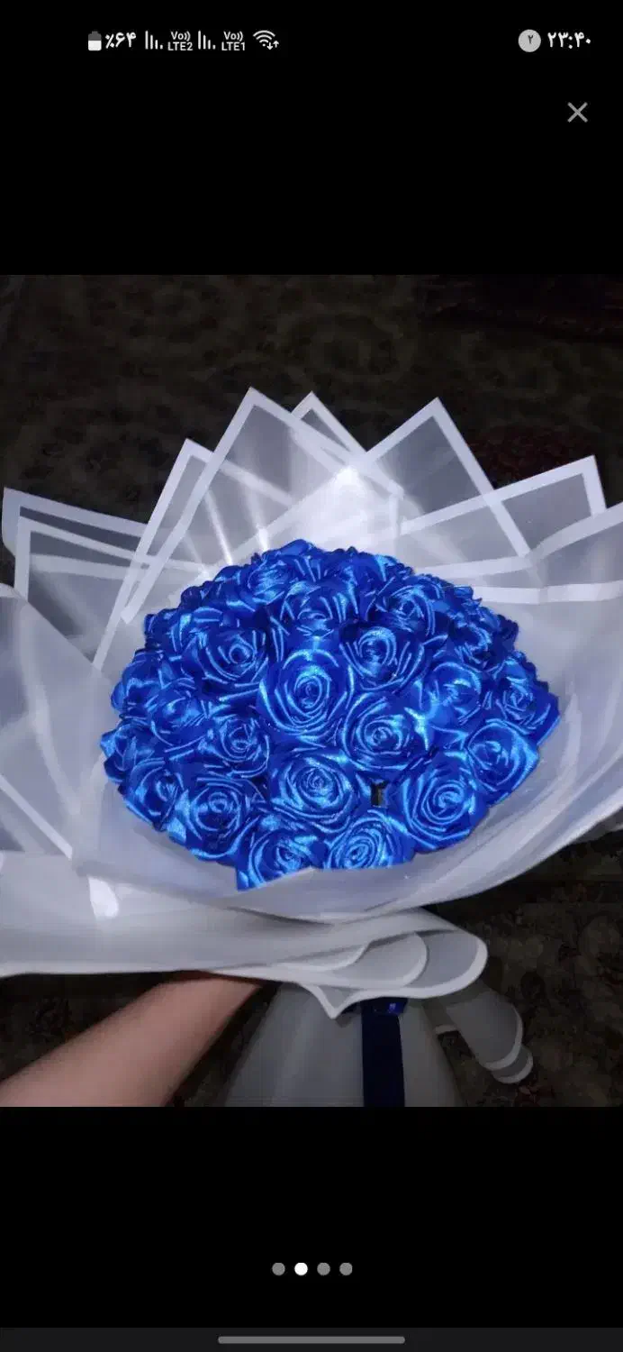 دسته گل رز ربانی|گل مصنوعی|رباط‌کریم, آدران|دیوار