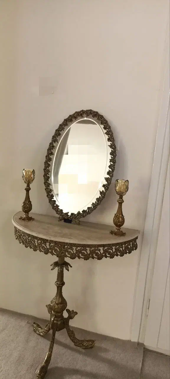 آیینه و شمعدان عروس|آینه|مشهد, موسوی قوچانی|دیوار