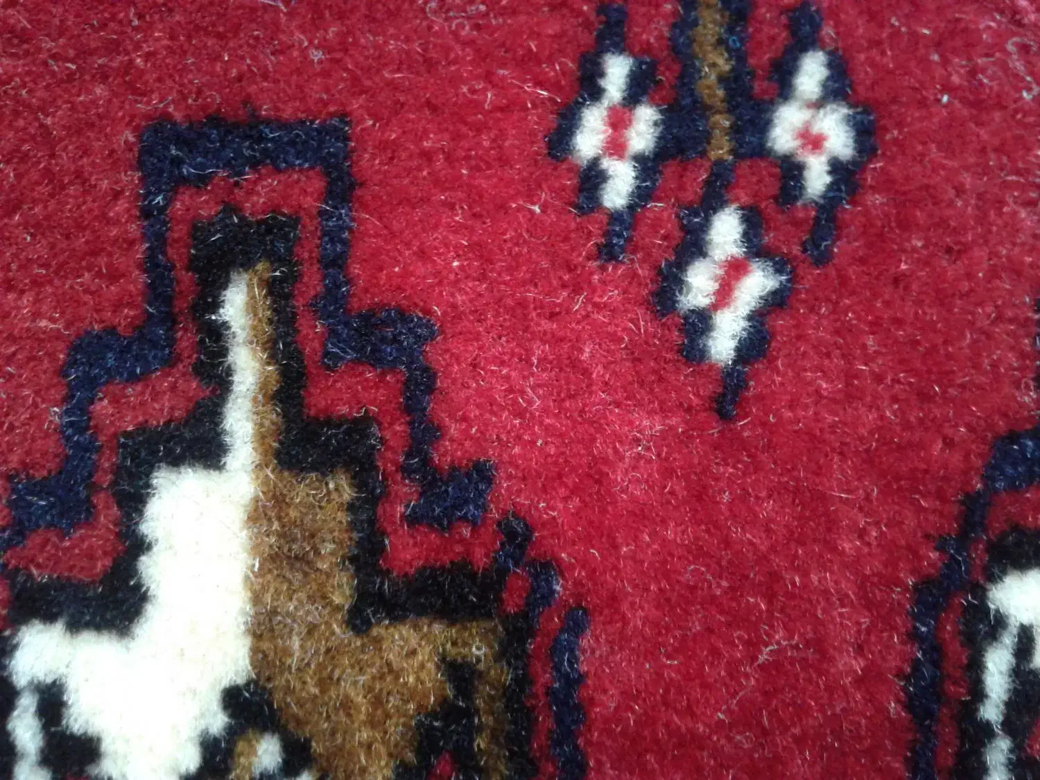 پشتی ترکمنی دستبافت   قدیمی قدمت دار  ۵۰ ساله|پشتی|تهران, استاد معین|دیوار