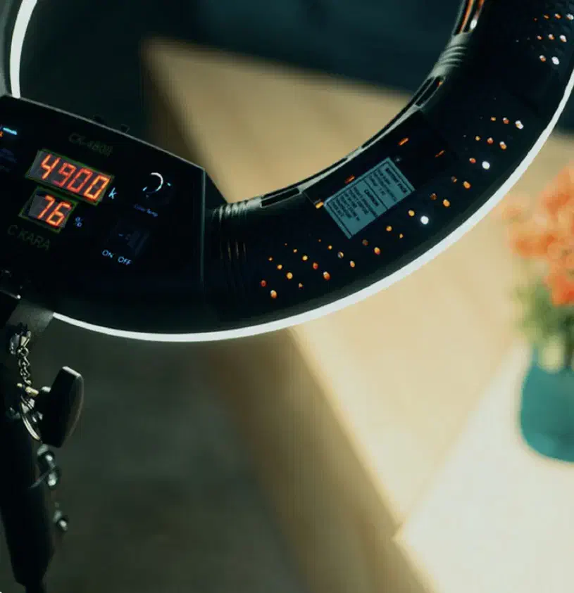 رینگ لایت بزرگ سی کارو|دوربین عکاسی و فیلمبرداری|شهرکرد, |دیوار