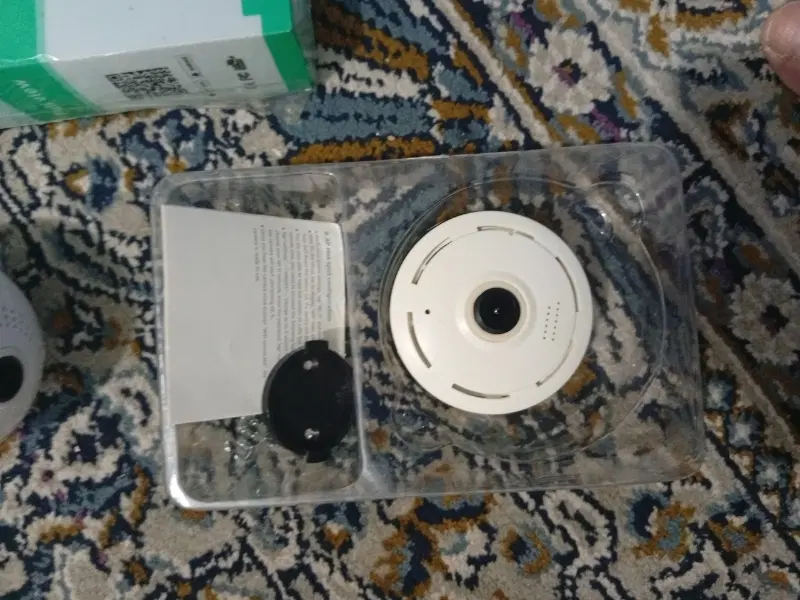 دوربین بیسیم 360درجه wifi|دوربین مداربسته|تهران, خزانه|دیوار