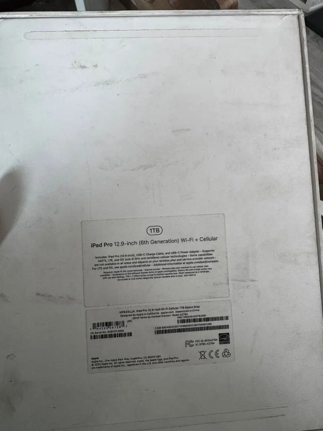 آیپد پرو gray یک ترابایتی 12.9 اینچ LLA|تبلت|تهران, گلستان (شهرک راه آهن)|دیوار