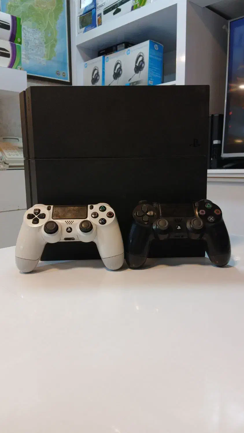 ps4 fat 500Gb دو دسته کپی خور|کنسول، بازی ویدئویی و آنلاین|اصفهان, باغ نگاره|دیوار