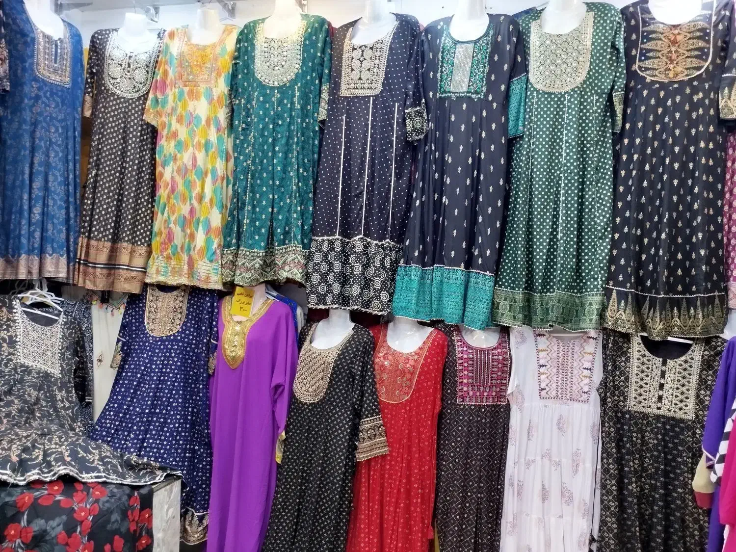حراج پیراهن نخی 250هندی650|لباس|قشم, |دیوار