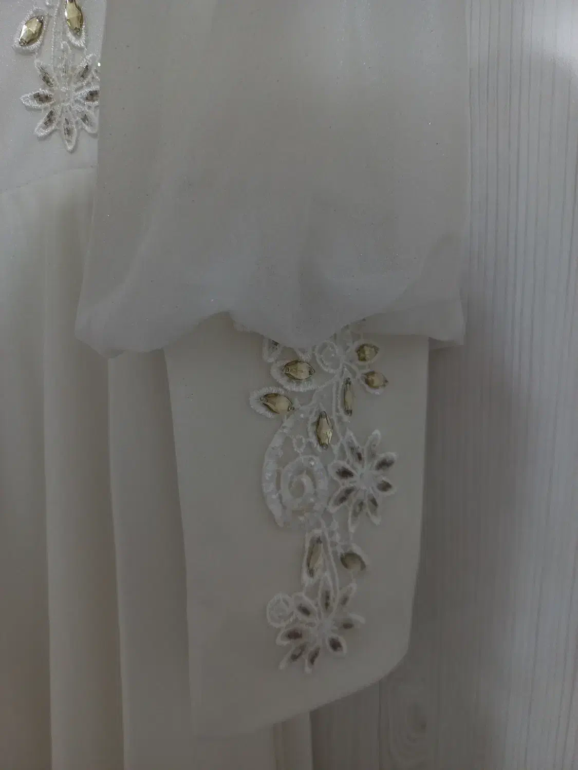 پیراهن عقد مجلسی سفید سایز ۴۰(عروس)|لباس|اهواز, لشکرآباد|دیوار